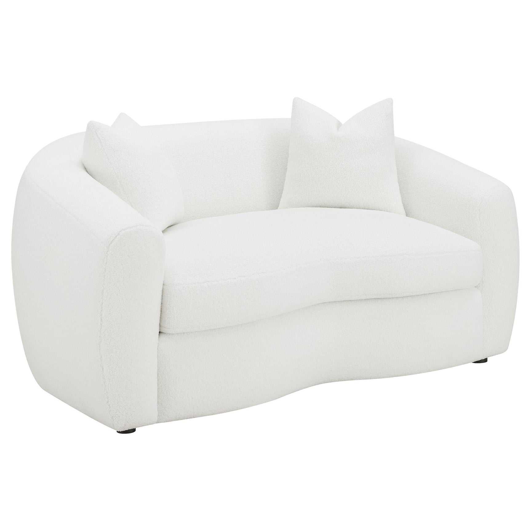 Detailed texture view of sofa upholstery