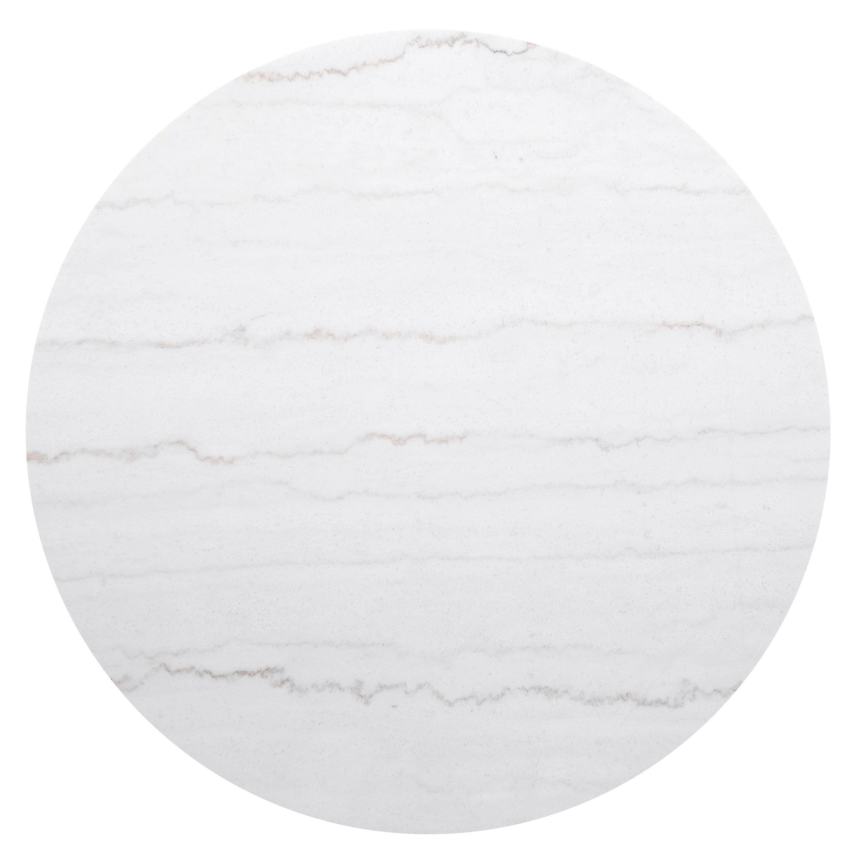 Close-up of marble top on Jason Round coffee table