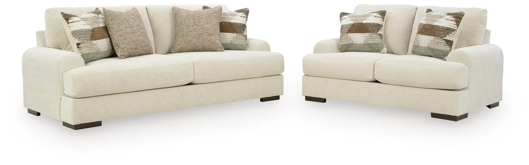 Jayne Sand Park Sofa and Loveseat view 3