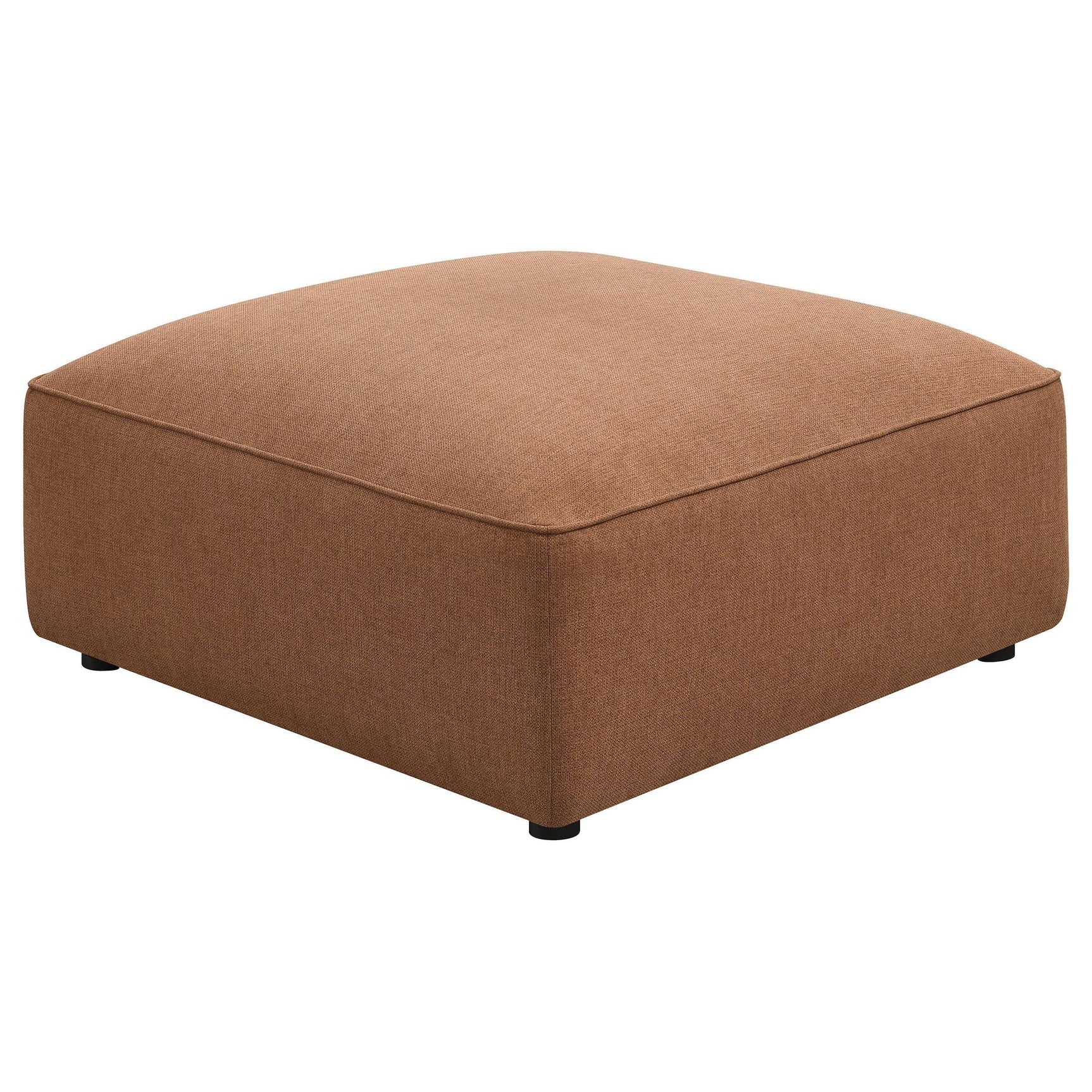Side angle focusing on sectional sofa profile