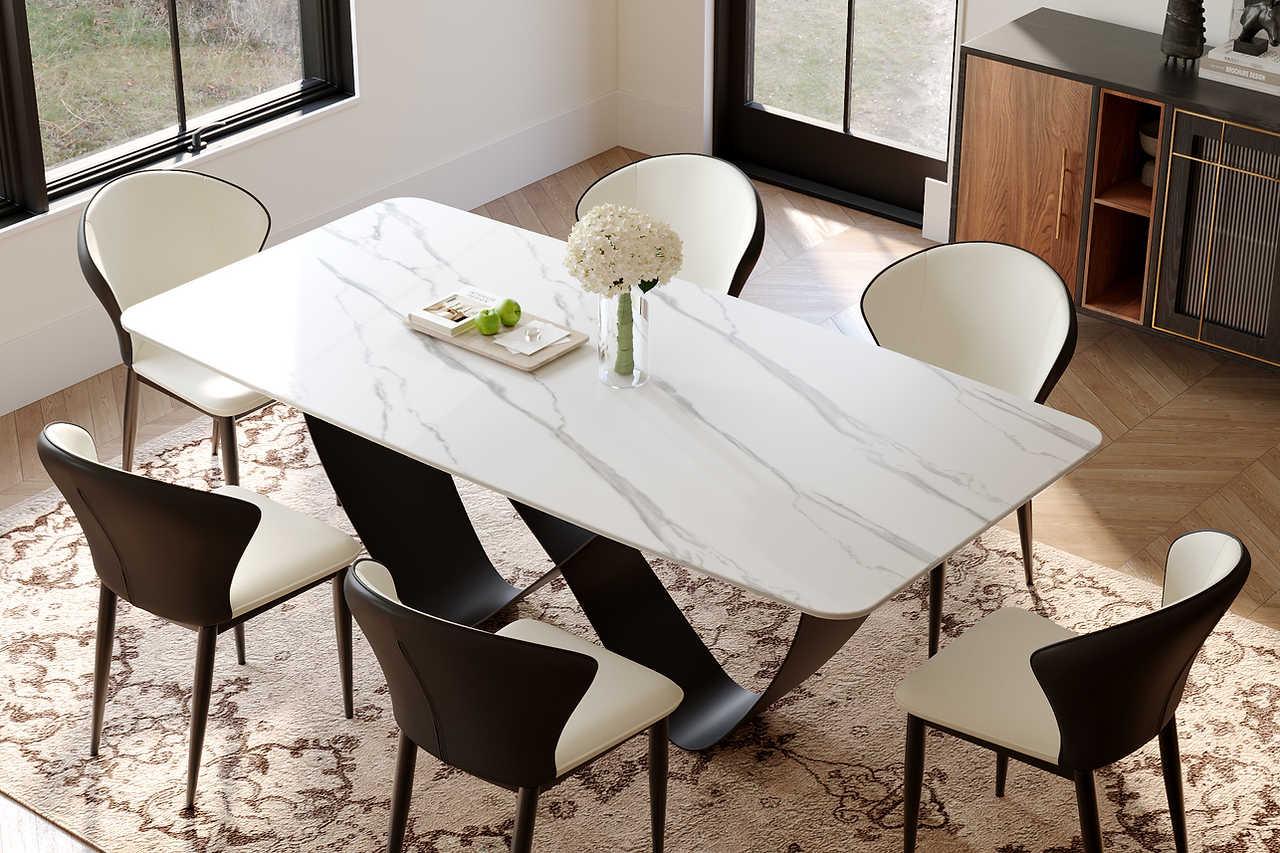 Jewel Table showing tabletop surface and edge detail