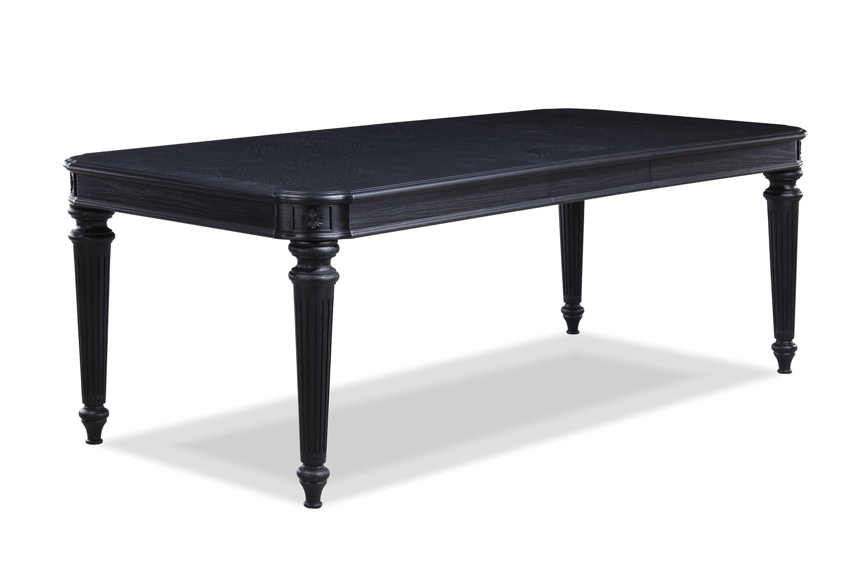 Kingsbury Dark Gray solid wood sideboard angle
