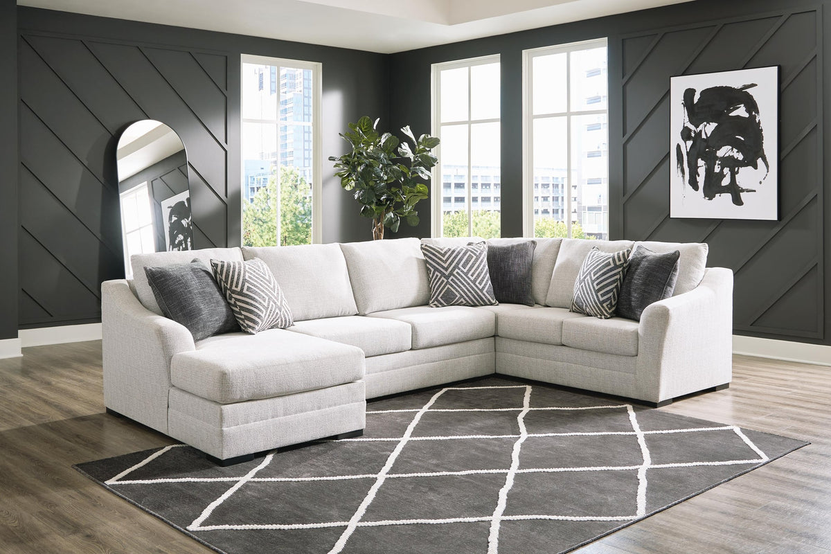 Koralynn Stone 3-Piece Sectional with Ottoman - image 8