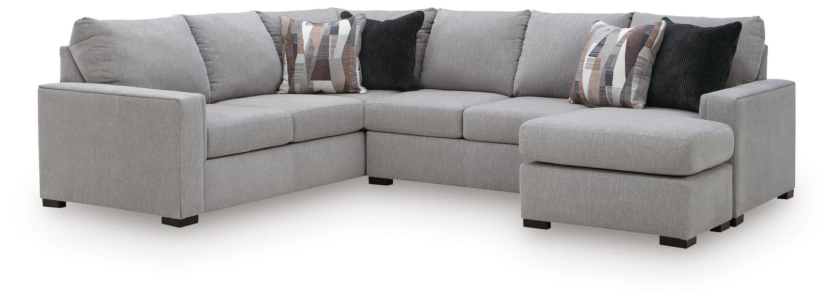 Lakepoint Nickel 2-Piece Sectional with Chaise view 2