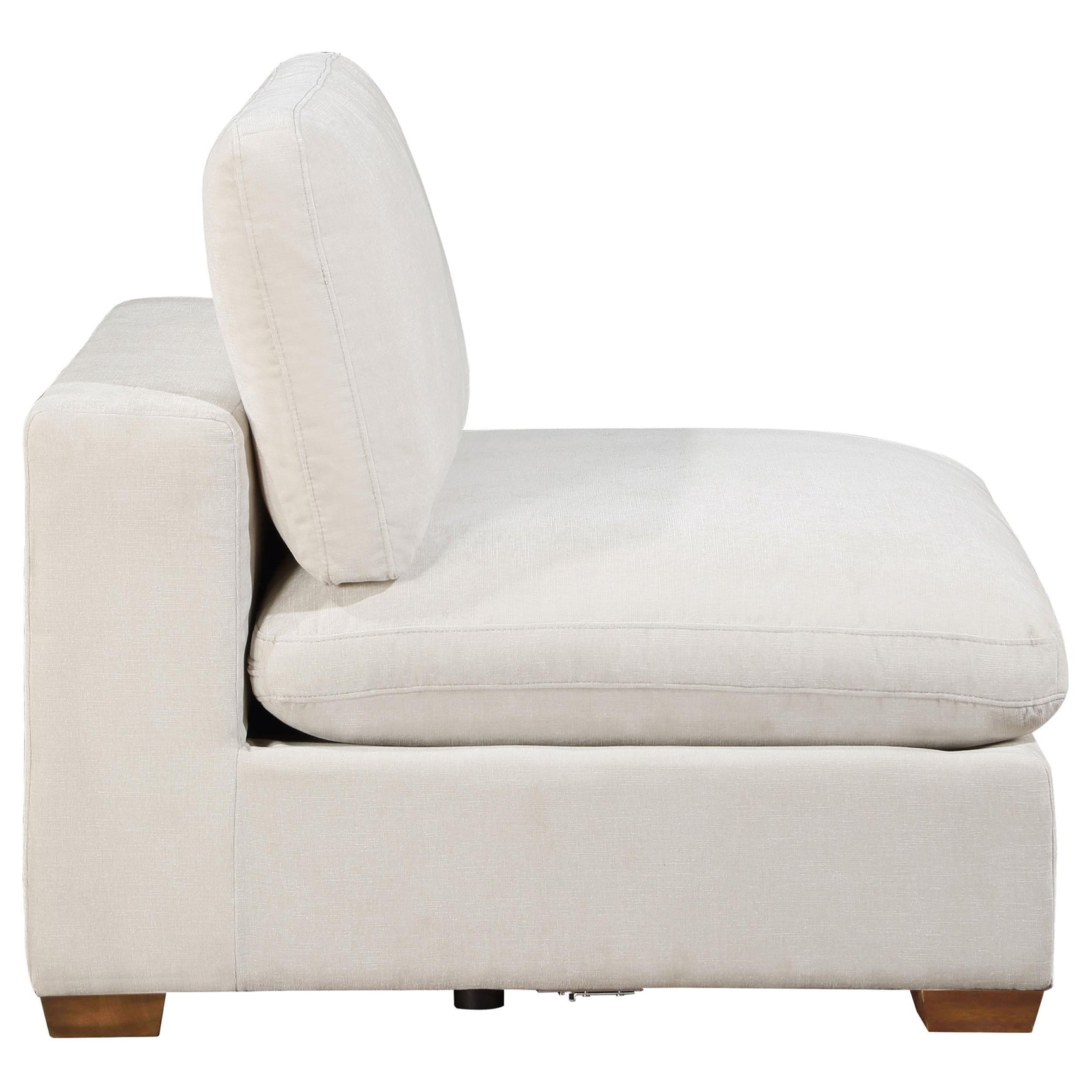 Lakeview Chair showing reversible cushions detail