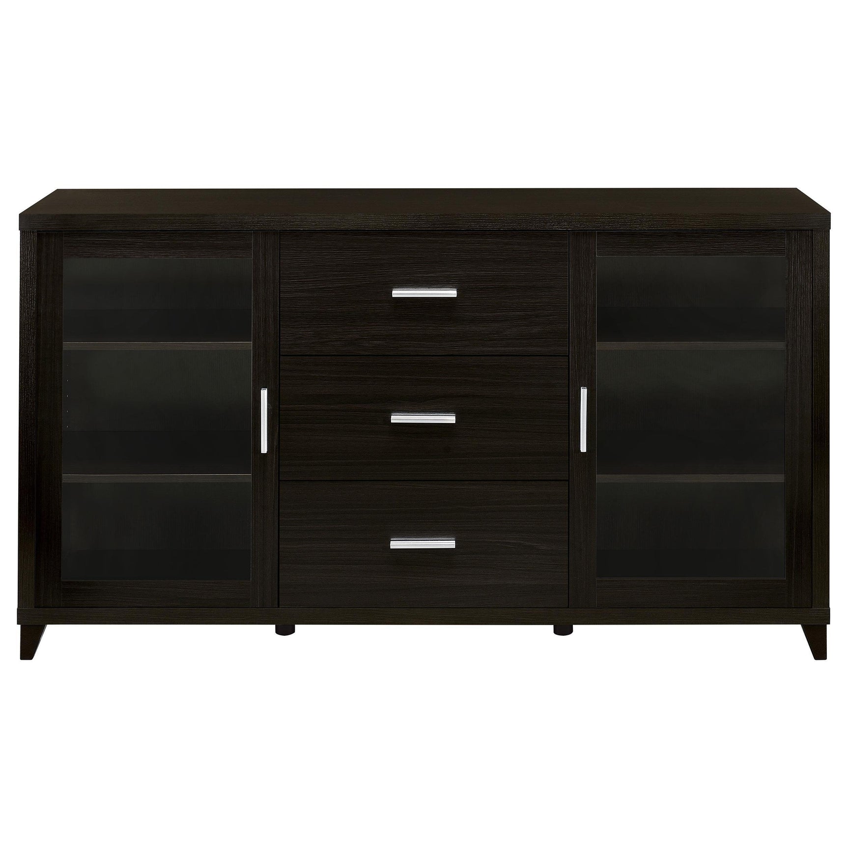 Lewes 4-piece entertainment wall with TV setup