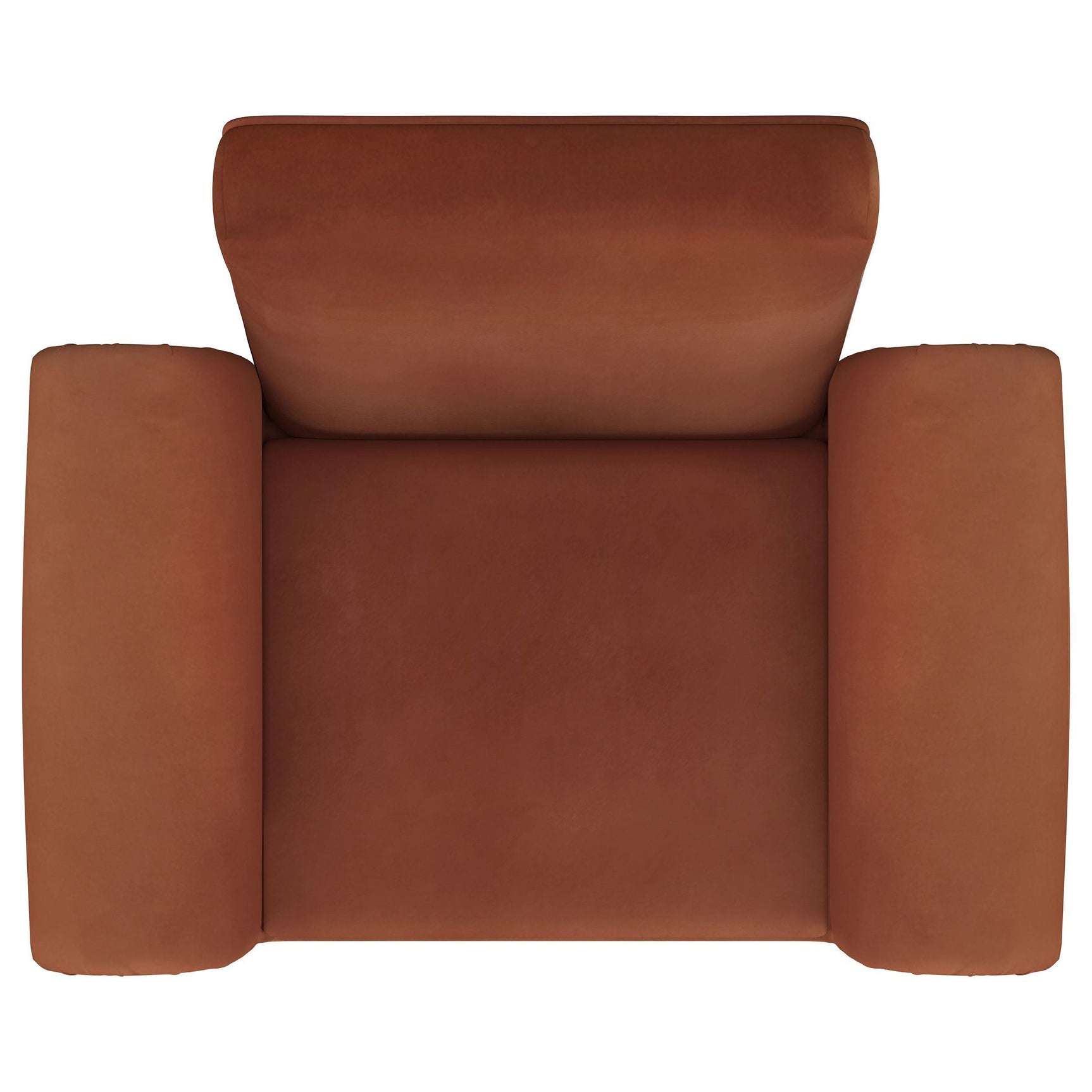 Rust orange Liana upholstery close-up texture