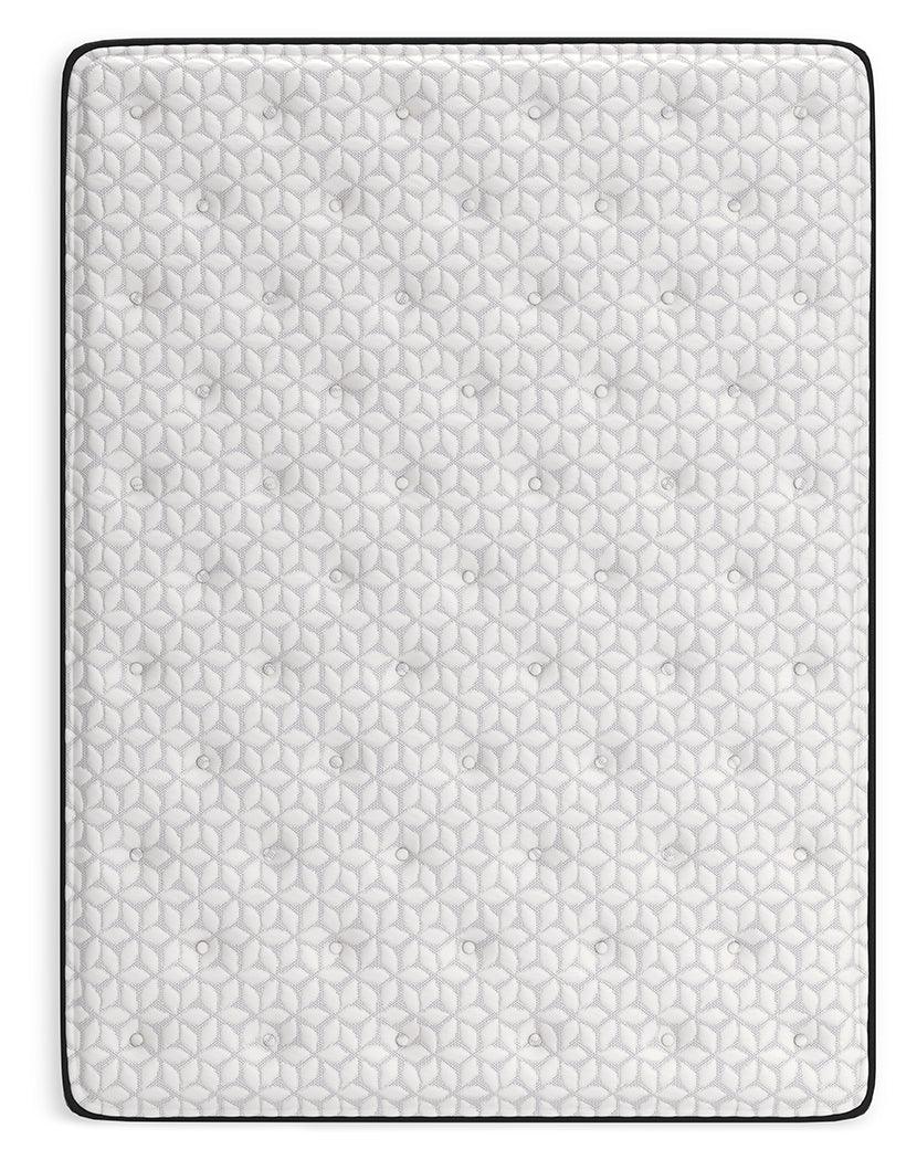 Corner detail showing mattress layers