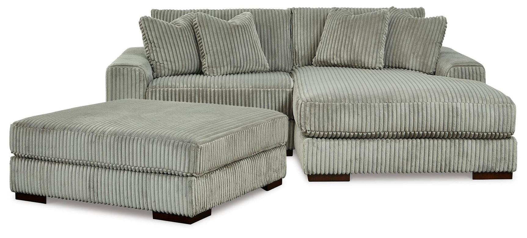 Lindyn Fog 2-Piece Sectional with Ottoman - image 2