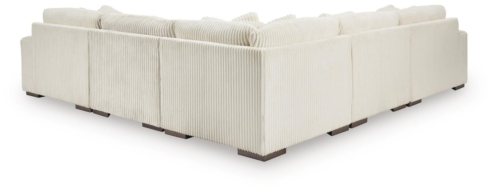 Lindyn Ivory 5-Piece Sectional with Ottoman - image 4