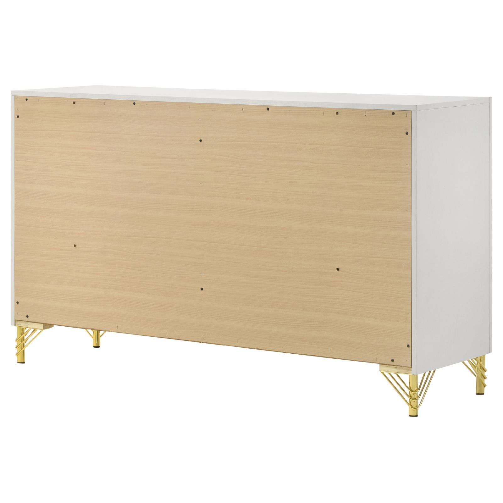 Lucia dresser in bedroom setting with decor