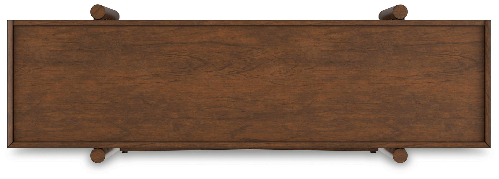 Lyncott 70 inch bookcase back view