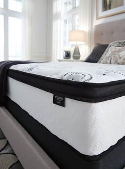 Close-up of M697 hybrid mattress coil layer