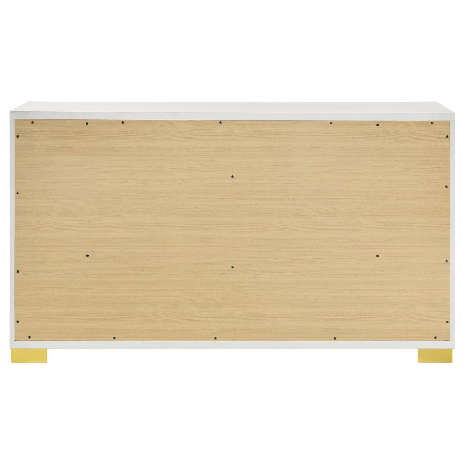 Drawer construction detail with English dovetail joints