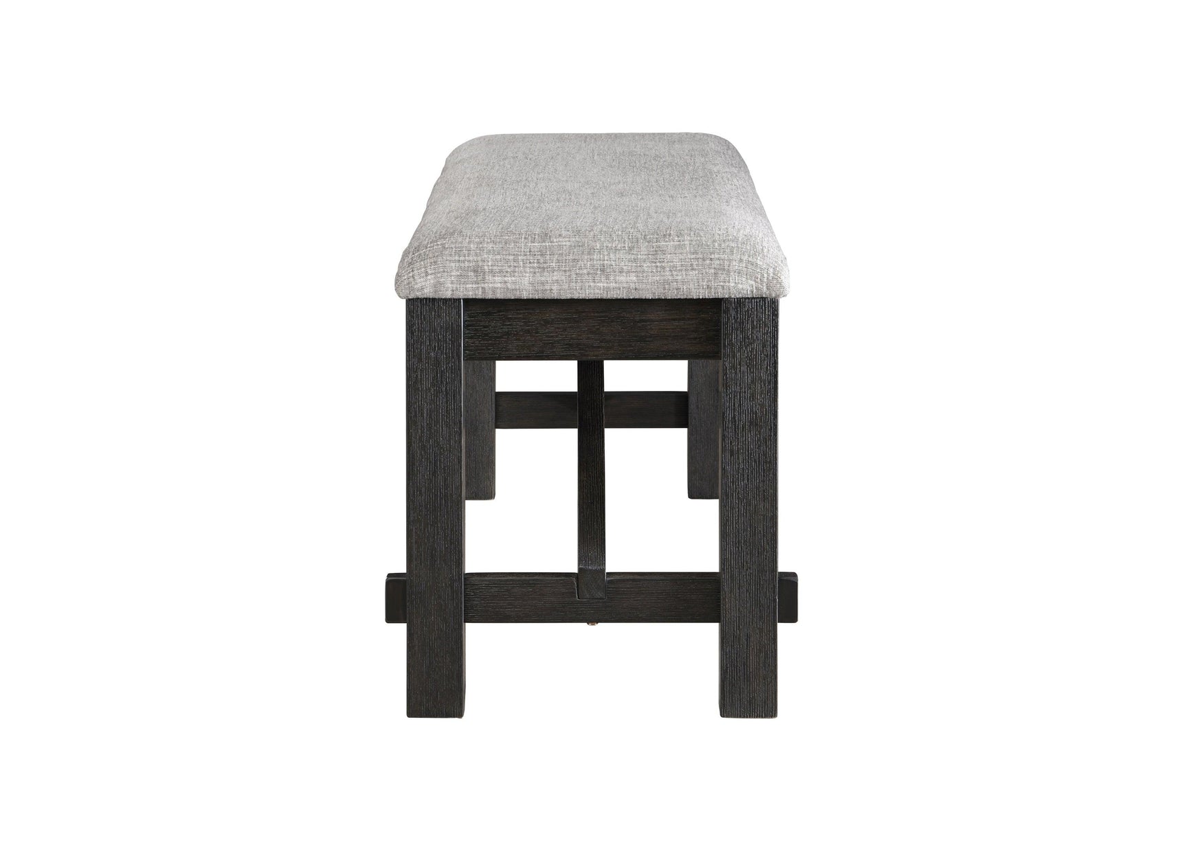 Front view of Maribelle dining table with leaf extended