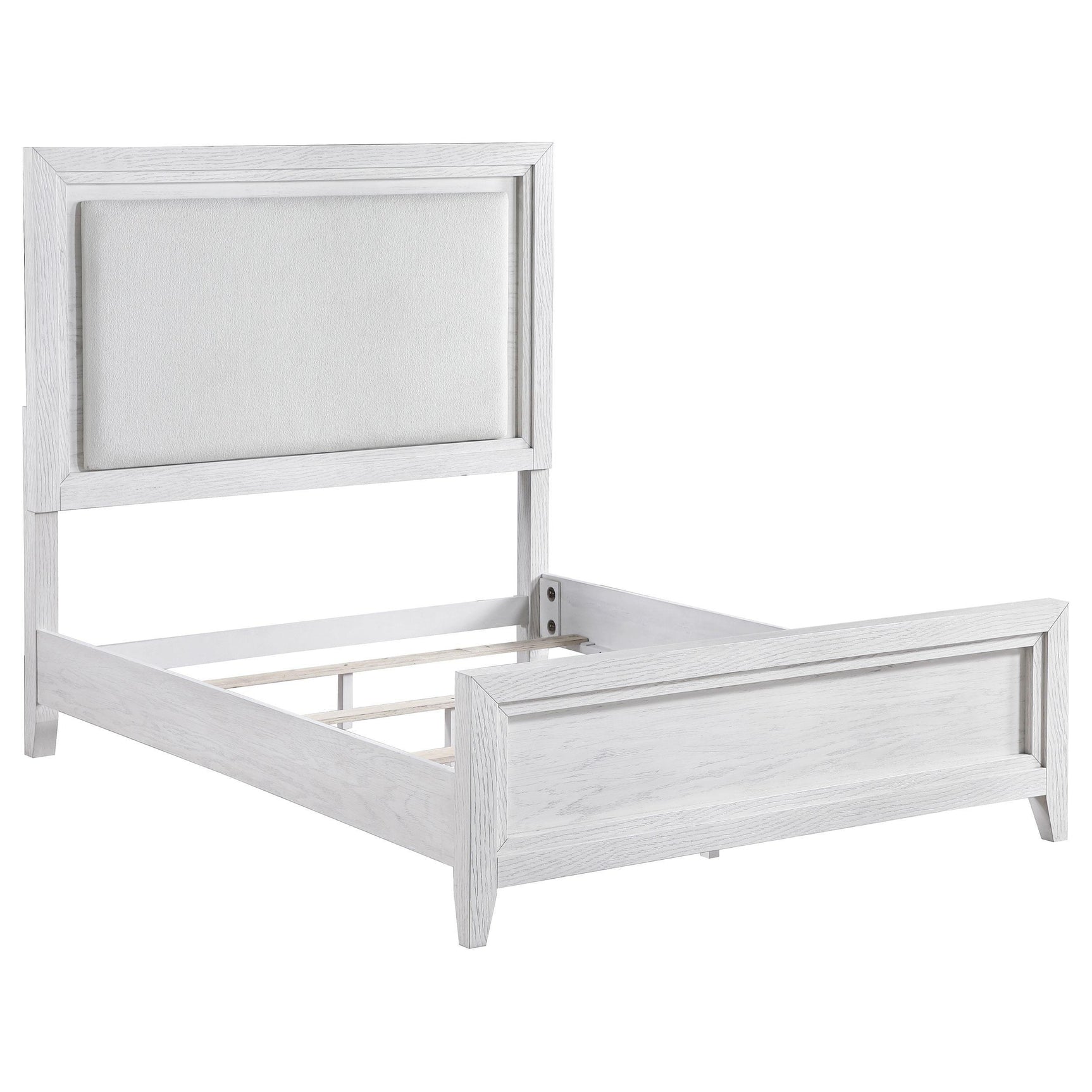 Marielle Queen Upholstered LED Panel Bed LED lighting detail