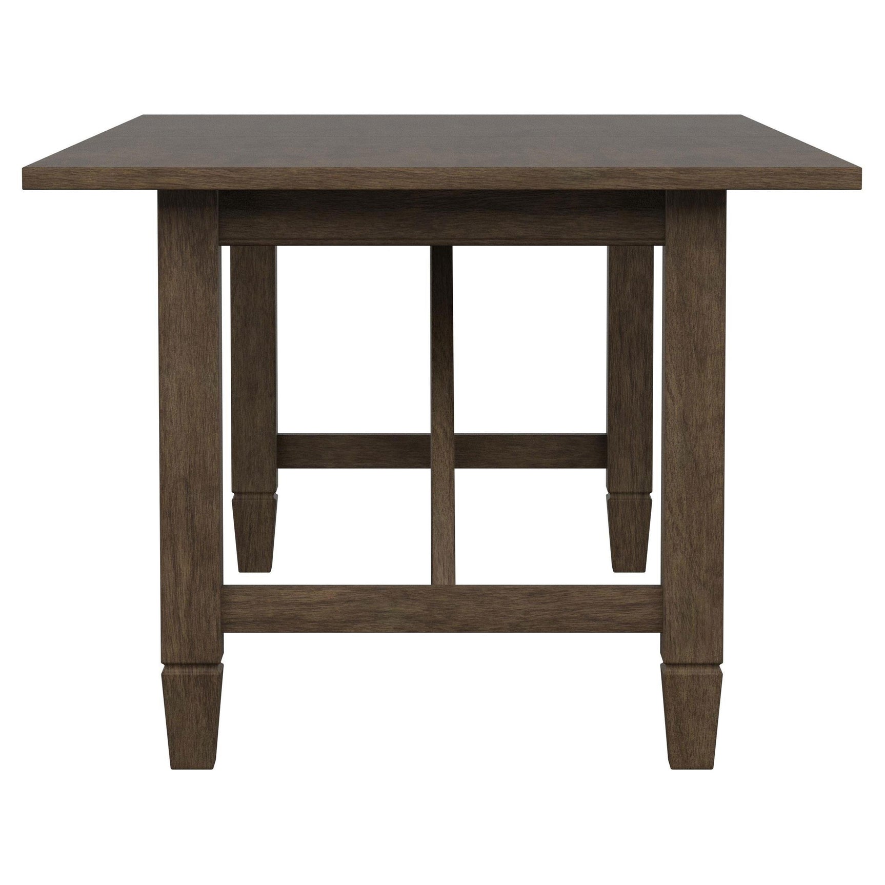 Wood on metal glide mechanism for table leaf