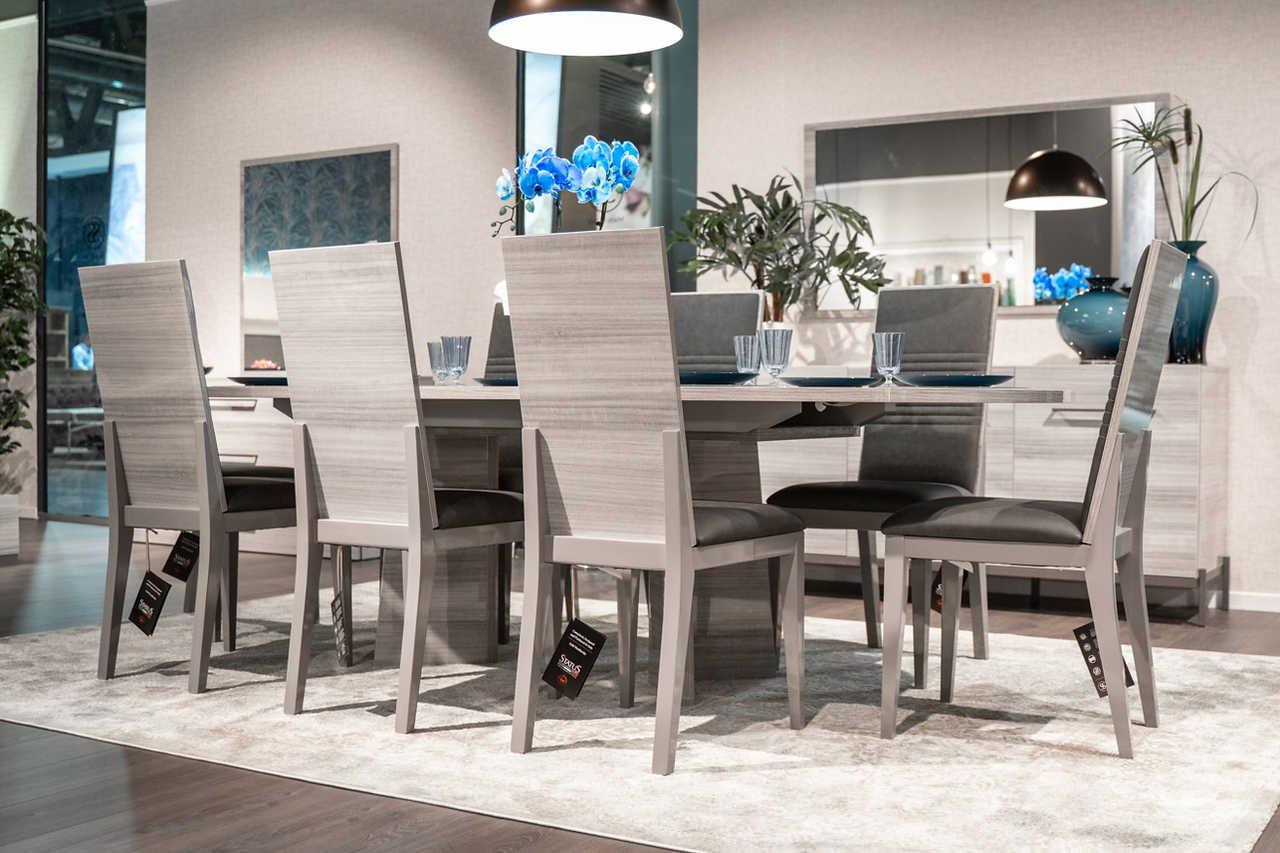 Mia Dining Collection Extra Chair by New Era - upholstered seat close-up