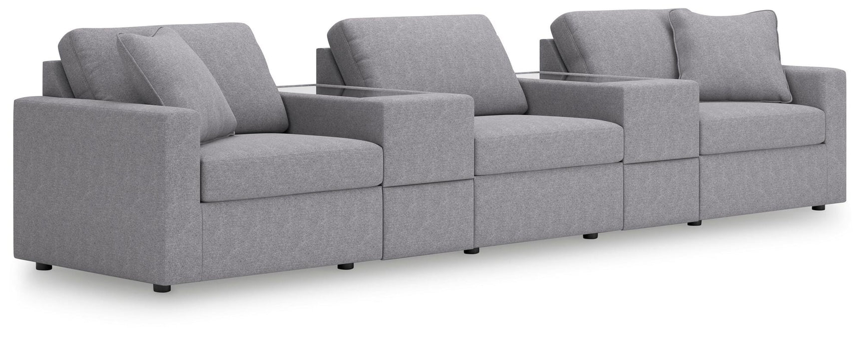 Modmax Granite Performance Fabric,Next-Gen Nuvella™ 5-Piece Sectional - image 1