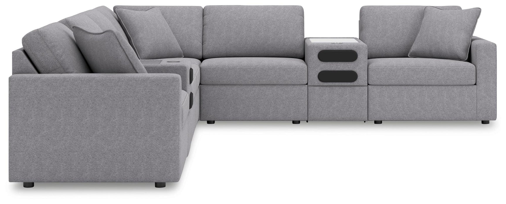 Modmax Granite Performance Fabric,Next-Gen Nuvella™ 8-Piece Sectional - image 3