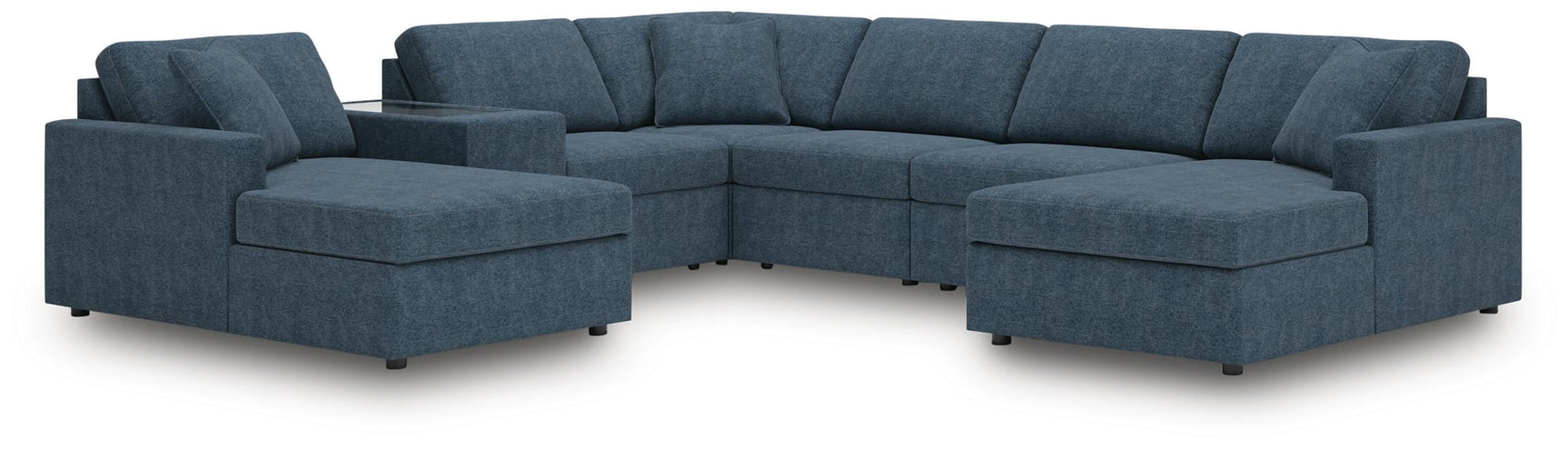 Modmax Ink Performance Fabric,Next-Gen Nuvella™ 7-Piece Sectional - image 1