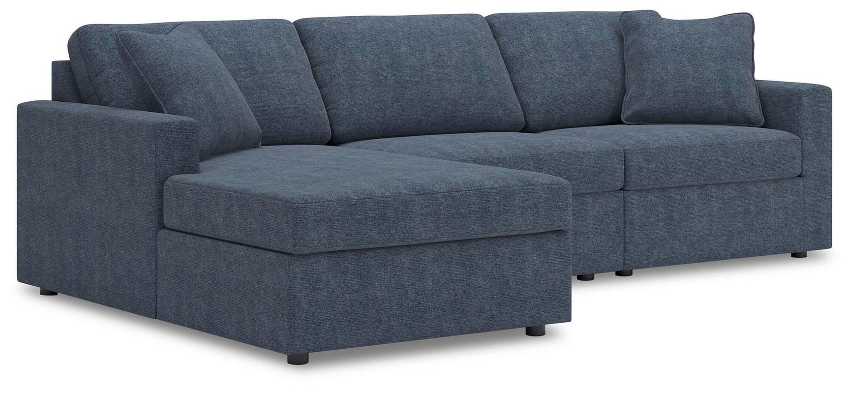 Modmax Ink Performance Fabric,Next-Gen Nuvella™ 3-Piece Sectional with Chaise - image 2