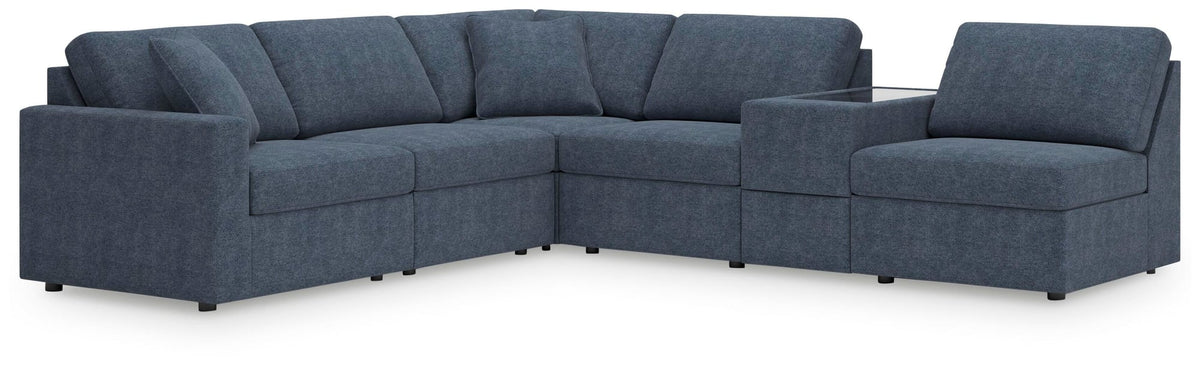 Modmax Ink Performance Fabric,Next-Gen Nuvella™ 6-Piece Sectional - image 1