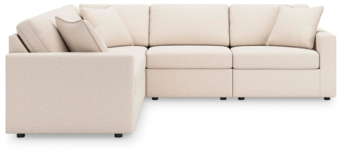 Modmax Oyster 5-Piece Sectional with Recliner - image 3