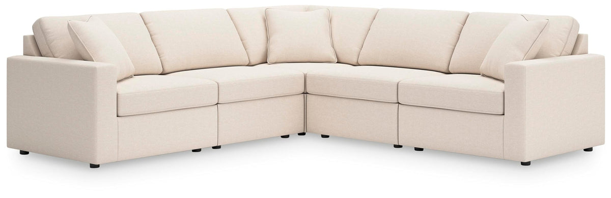 Modmax Oyster 5-Piece Sectional with Recliner - image 4