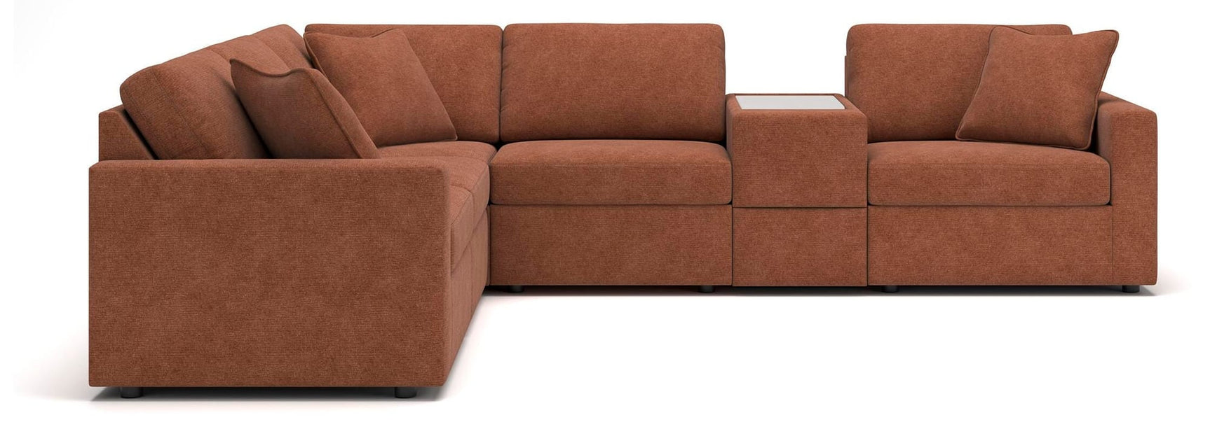 Modmax Spice Performance Fabric,Next-Gen Nuvella™ 6-Piece Sectional view 3