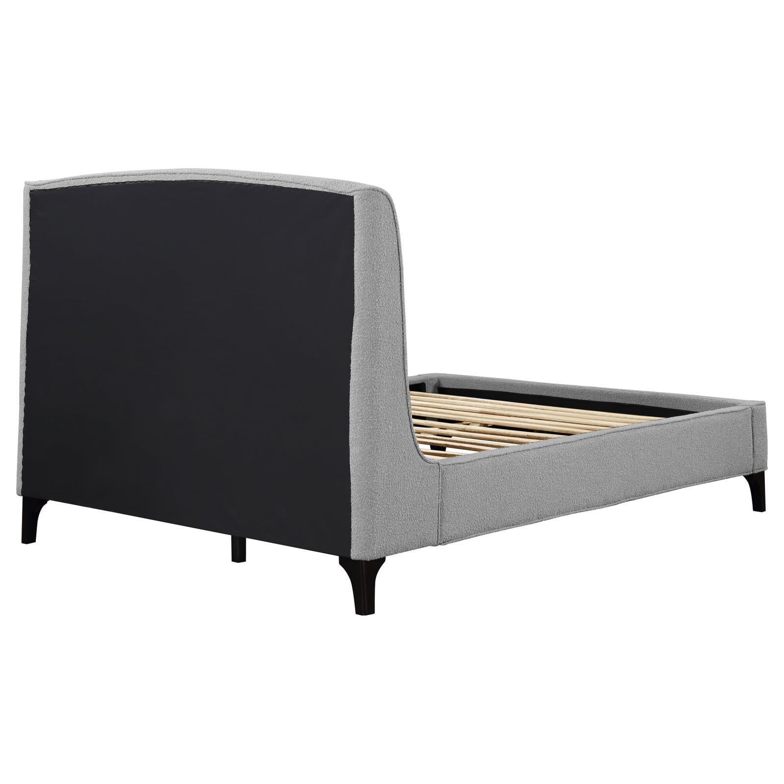 Assembly hardware and slat system details on Mosby King bed