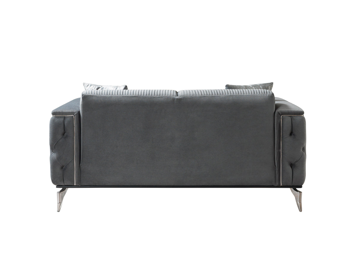 Spacious seating sofa top view