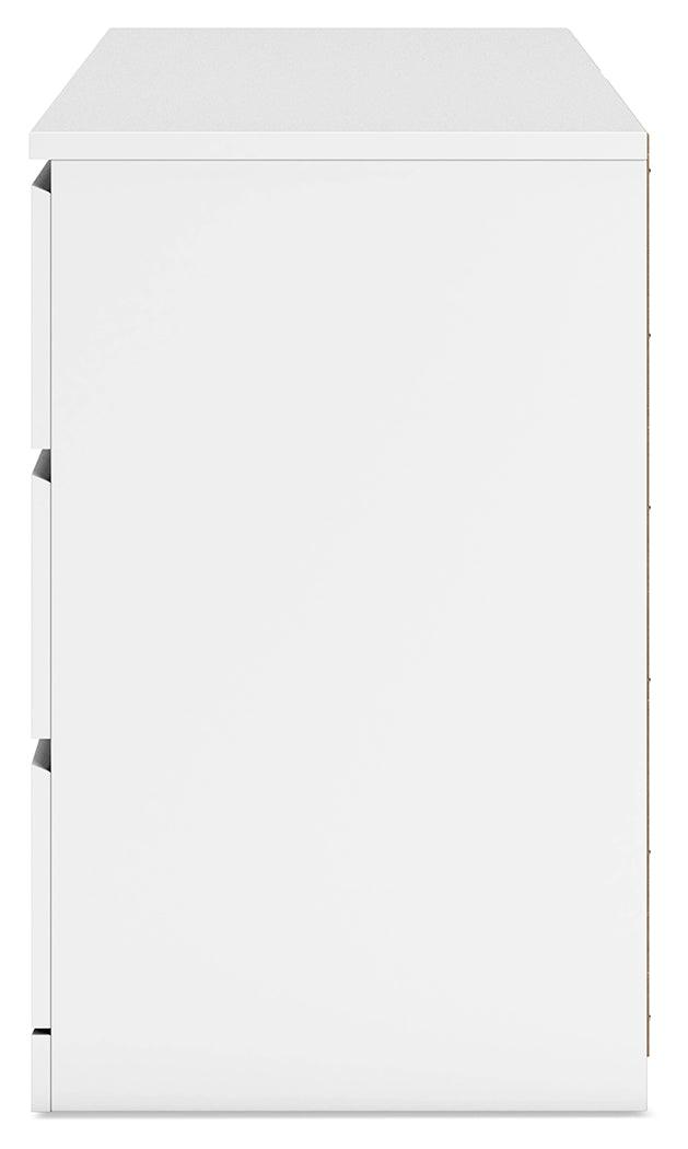 Onita White Dresser - Ella Furniture