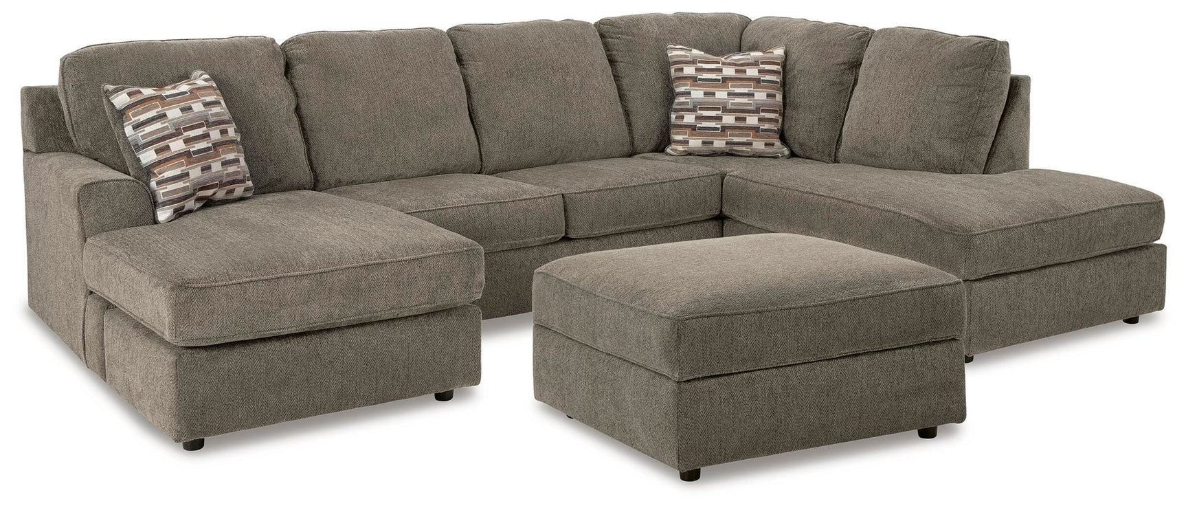 O'Phannon Putty 2-Piece Sectional with Ottoman - image 3