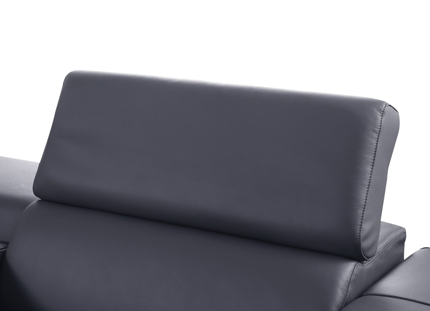 Picasso II Dark Grey Italian Leather 6-Piece Power Reclining Sectional with 2 Power Seats view 7