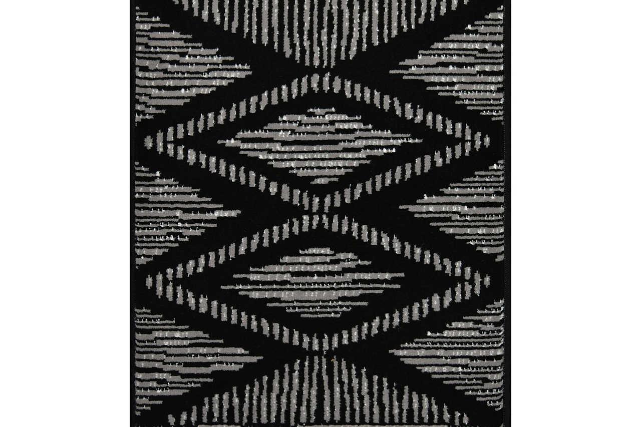 Posh 152-Crow medium area rug top view showing full pattern