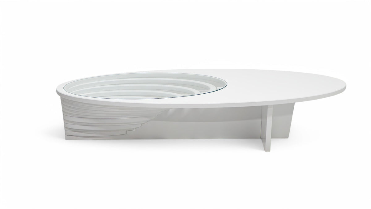 Sasha White Coffee Table alternate angle
