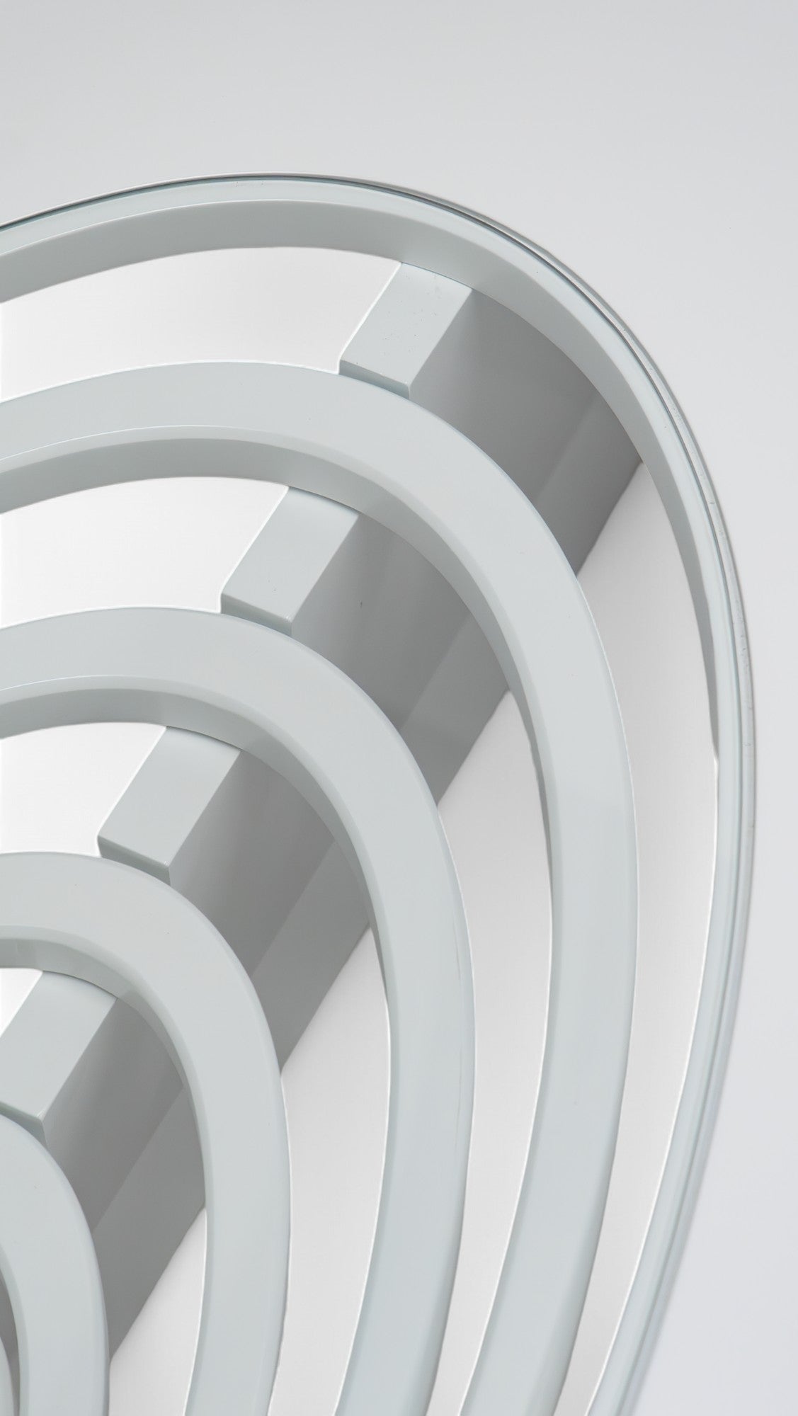 Sasha White Coffee Table close-up of white finish