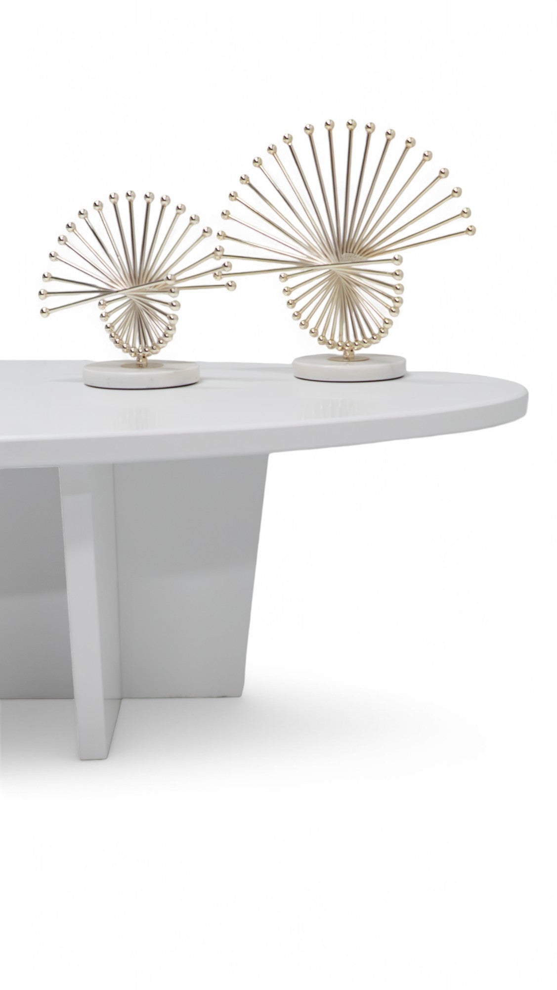 Sasha White Coffee Table detail
