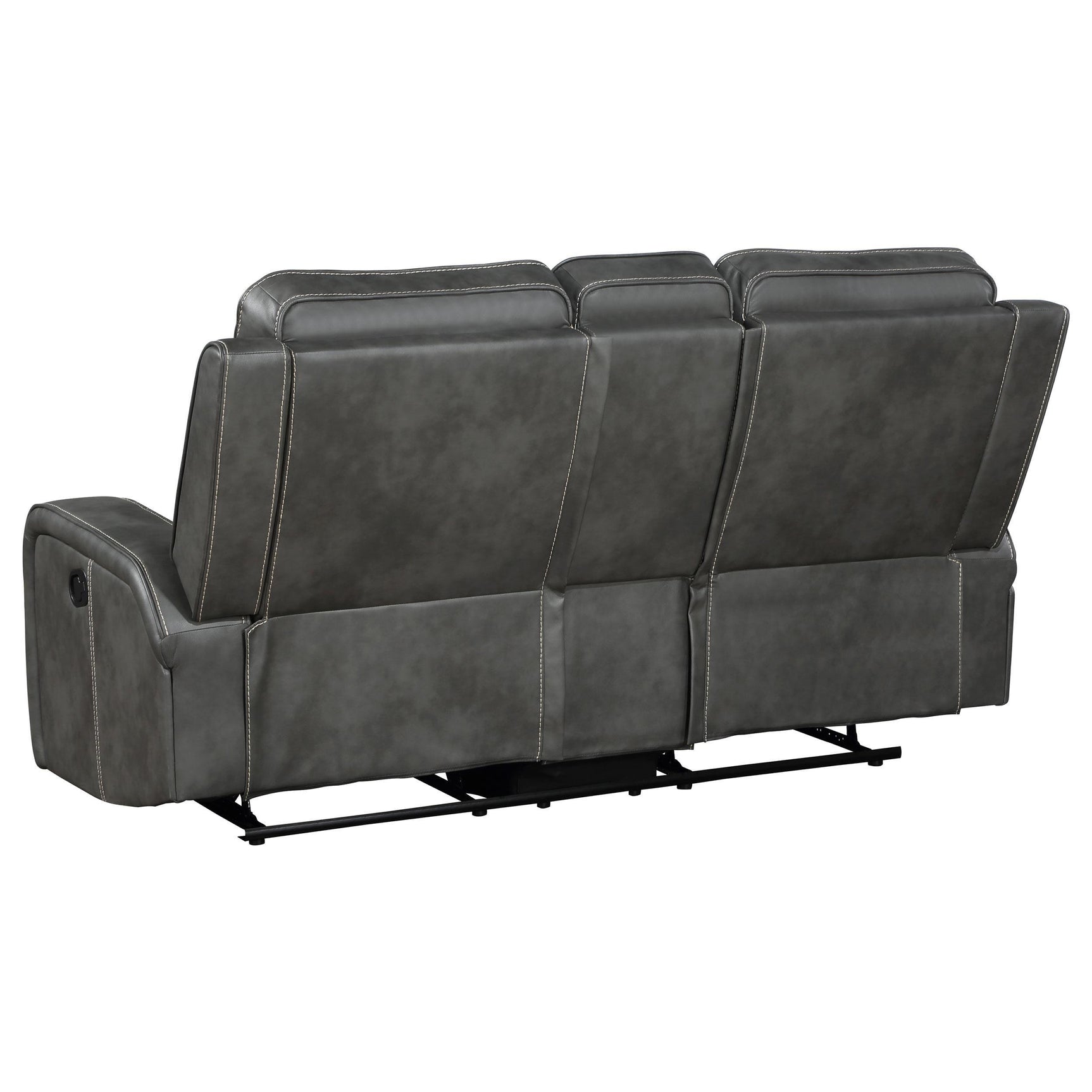 Seated area with pocket coil spring cushions on sofa