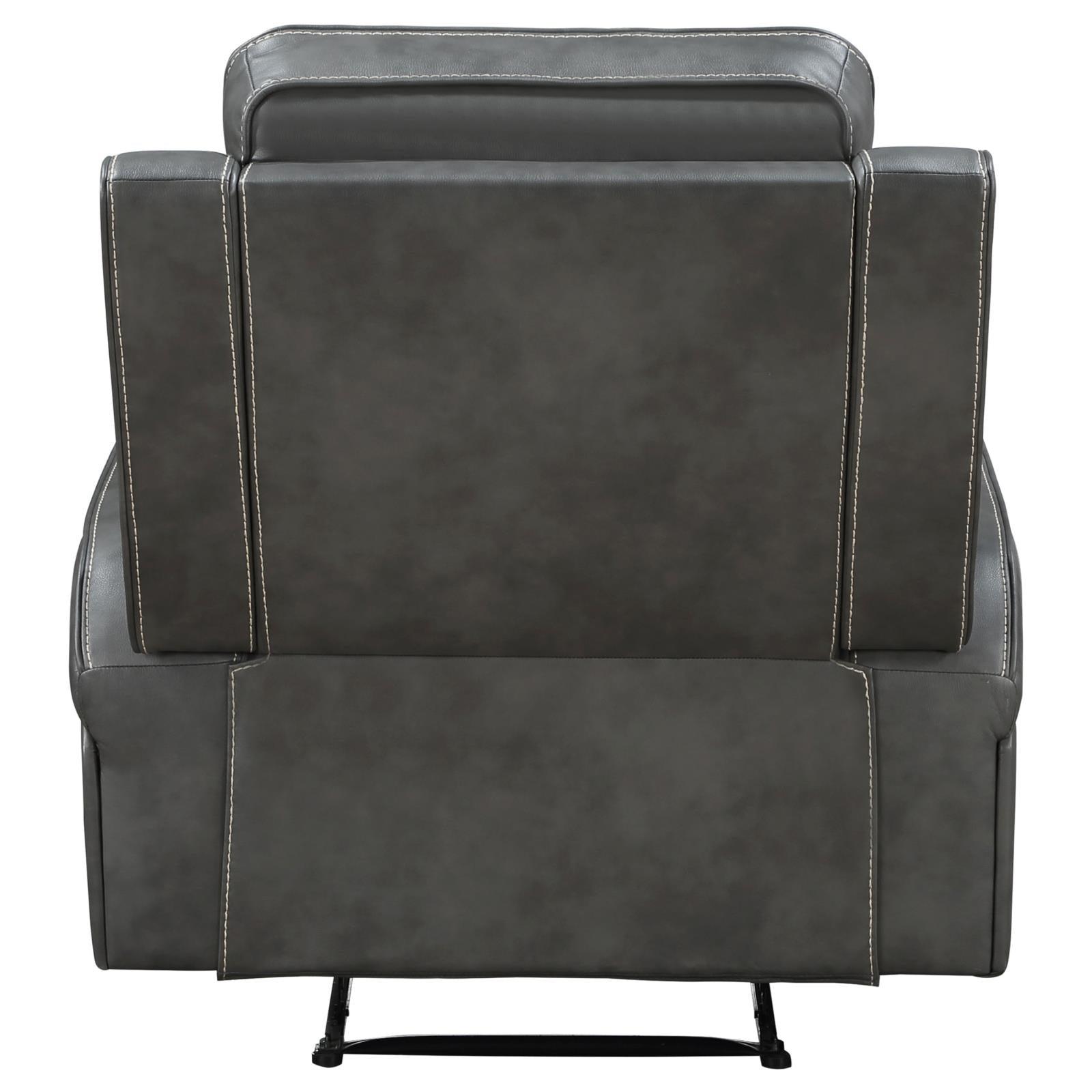 Raelynn Recliner attached headrest close-up