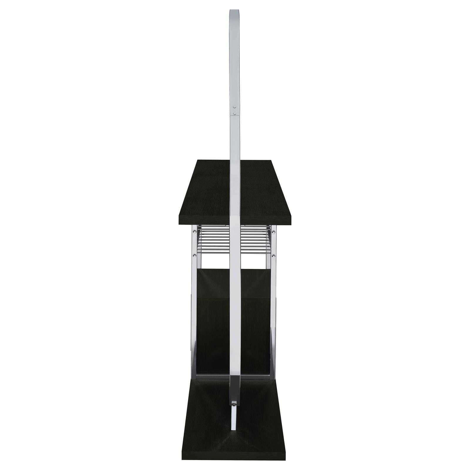 Risley home bar three-tier shelves