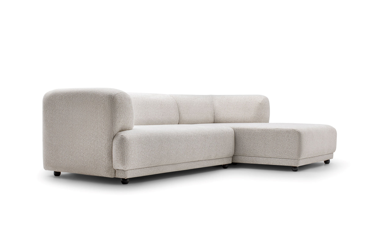 main view of Jenna Ivory 2-Piece Raf Sectional sectional sofa