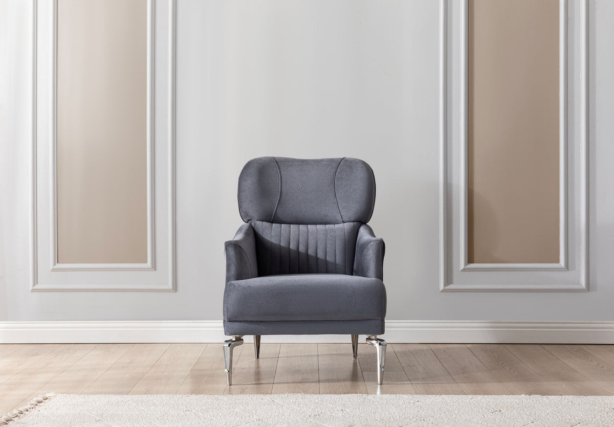 Close detail of loveseat upholstery