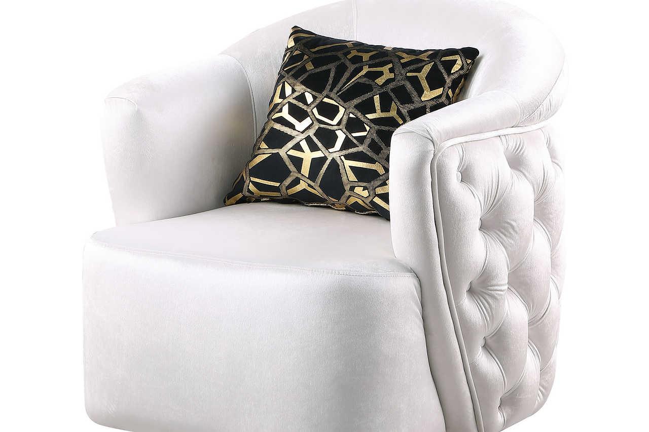 Close-up of sofa arm and velvet texture