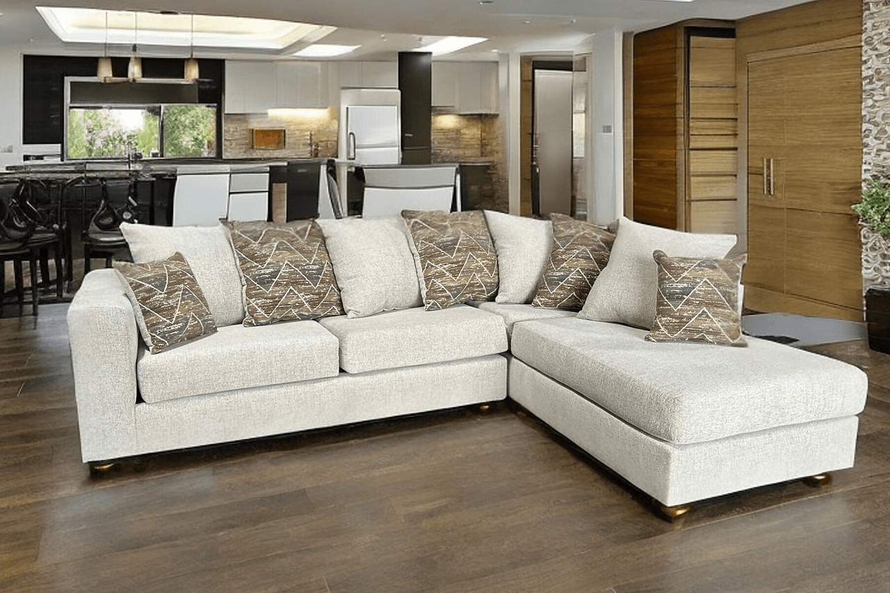 Decora Beige sectional sofa main view