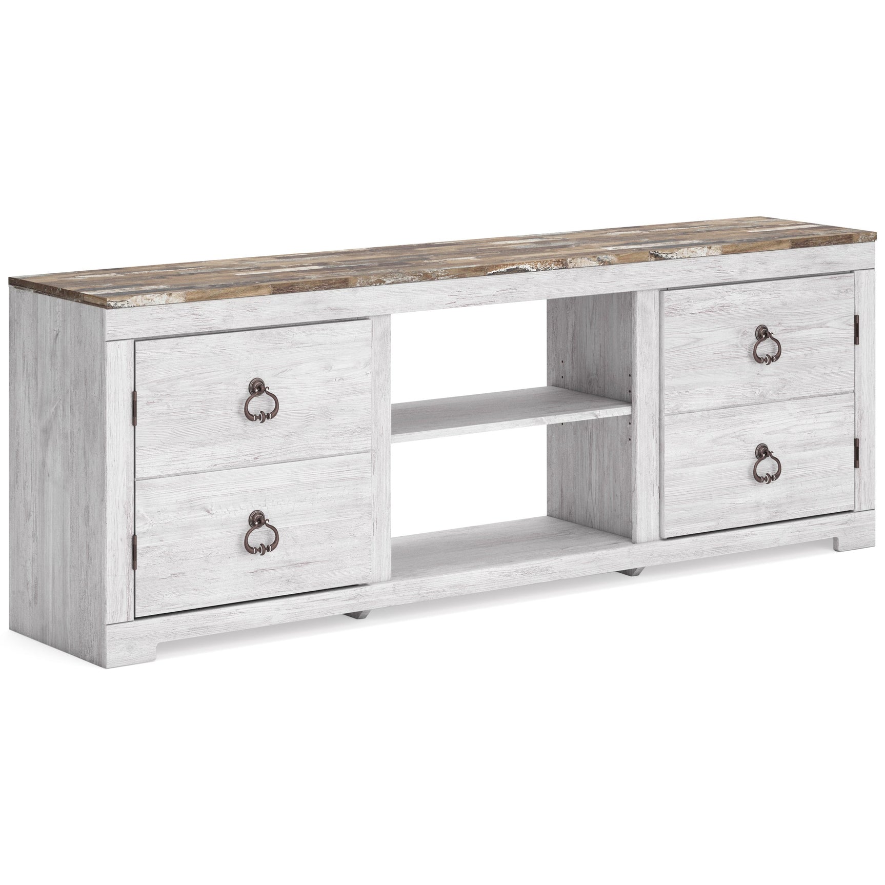 W267-168 TV stand close-up detail