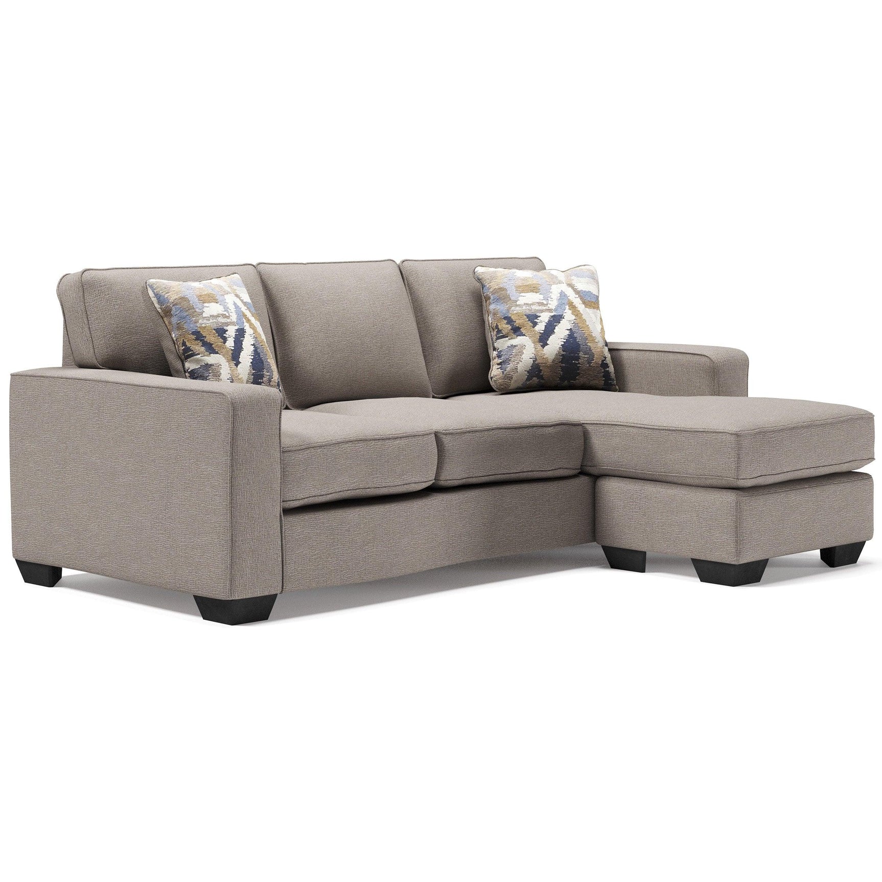 side view of Creaves Sofa Chaise furniture