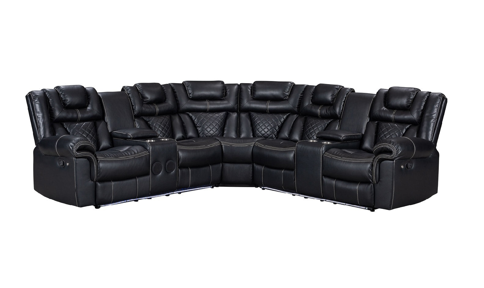 Alexa2023 sectional side angle showing recliner