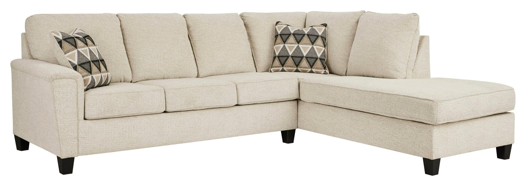 Ashley 839-04 Sectional sofa natural color side view